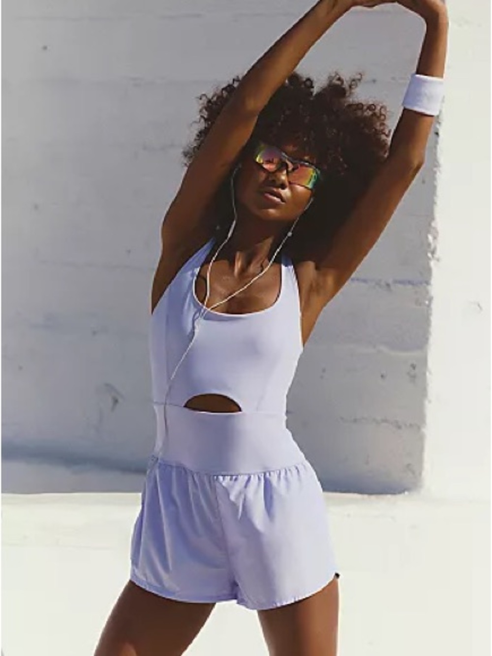 FP Movement by Free People Lavender Runsie with built in shorts size XS